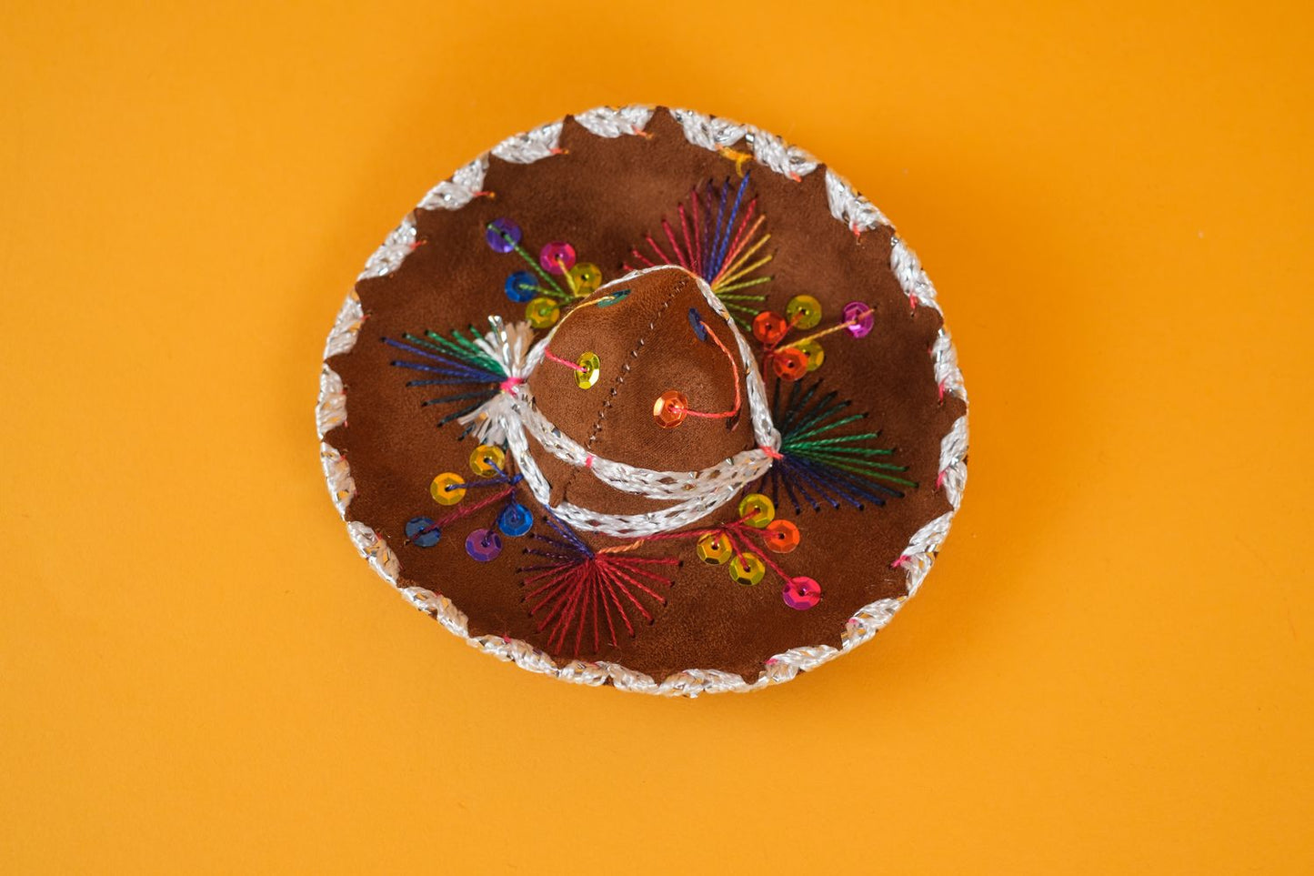 Sombrero Größe 2 braun-bunt