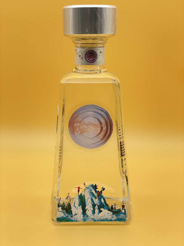 Tequila 1800 Blanco 750 ml Limitierte Edition Navel of the World von Dustin Yellin