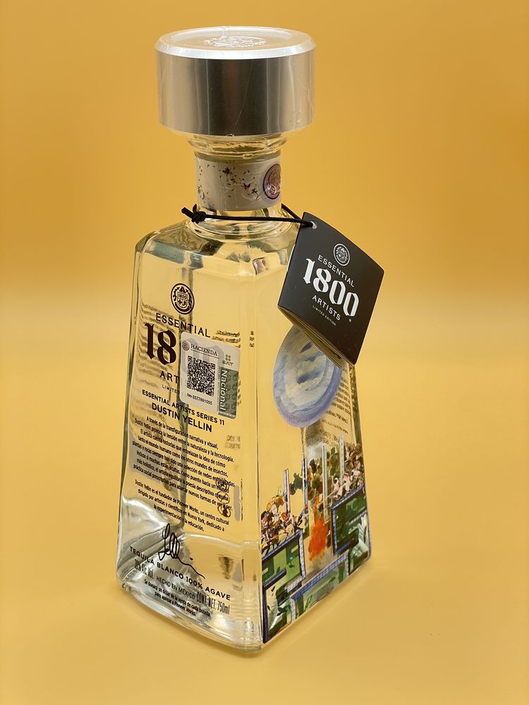 Tequila 1800 Blanco 750 ml Limitierte Edition Ut Tensio, Sic Vis von Dustin Yellin