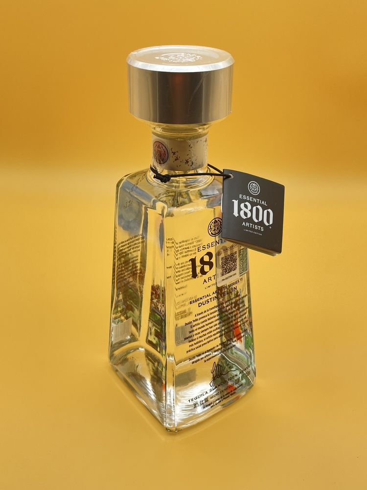 Tequila 1800 Blanco 750 ml Limitierte Edition Ut Tensio, Sic Vis von Dustin Yellin