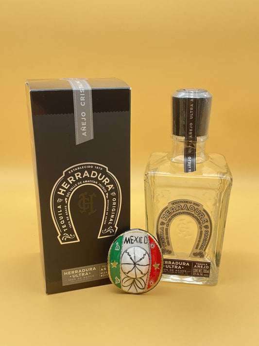 Kombi Paket 1 Flasche Tequila Herradura Anejo Ultra + 1 Magnetpin