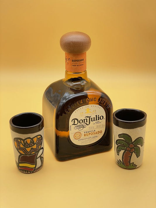 Kombi Paket 1 Flasche Don Julio Reposado + 2 Tequilabecher